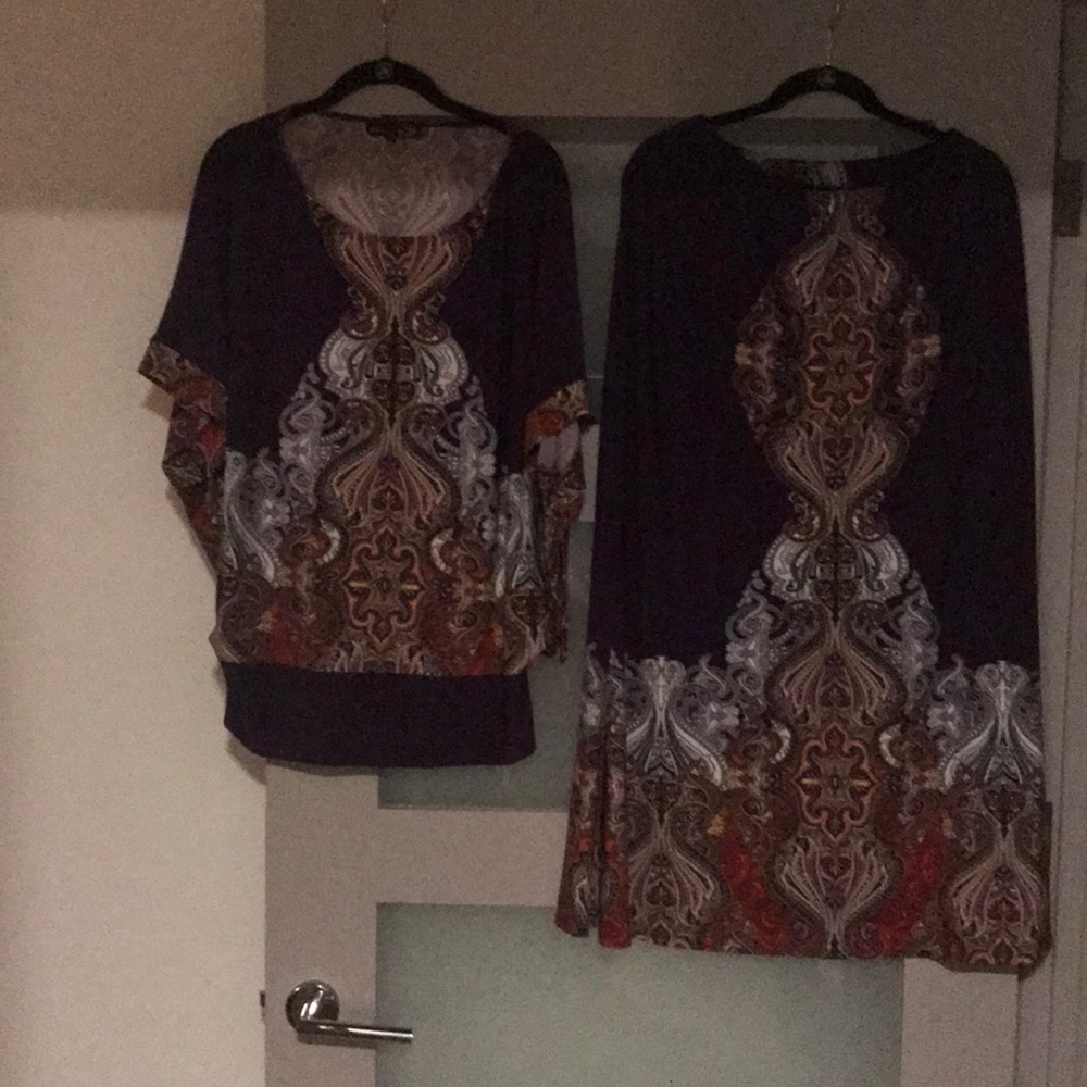 Maxi shirt & Maxi skirt